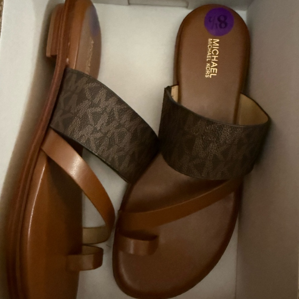 Michael Kors Brown Sandals